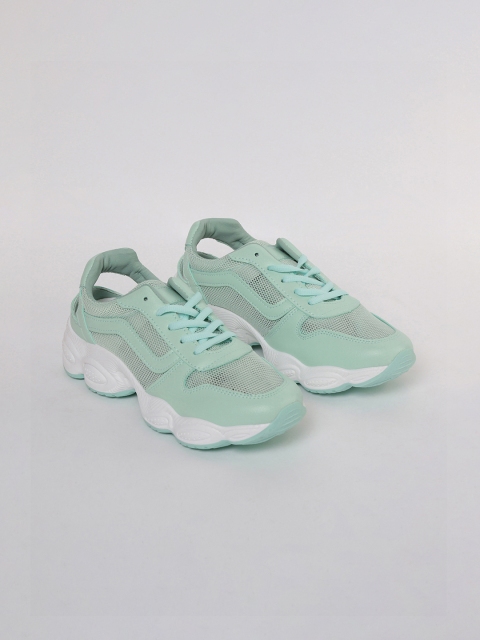 Ginger by Lifestyle Women Green Sneakers