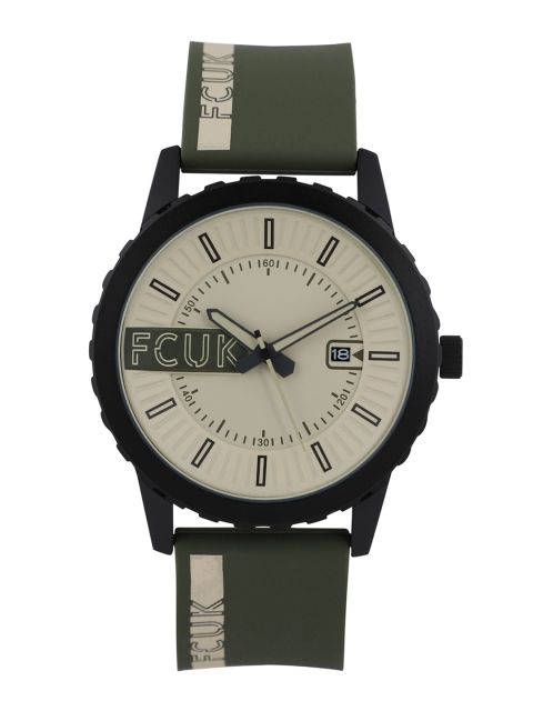 FCUK Men Beige Analogue Watch FK0009C