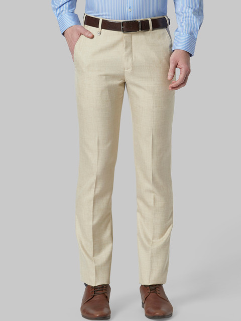Park Avenue Men Beige Slim Fit Self Design Formal Trousers
Park Avenue Men Beige Slim Fit Self Design Formal Trousers