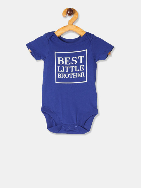 The Childrens Place Boys Blue Printed Bodysuit
The Childrens Place Boys Blue Printed Bodysuit
