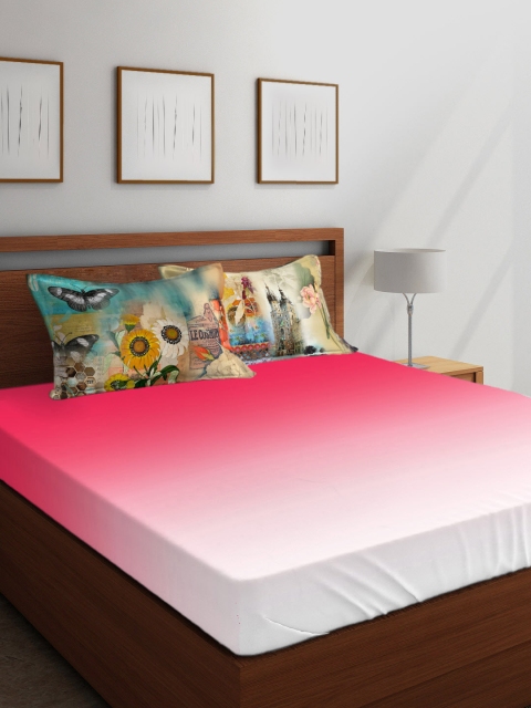 Boutique Living India Pink & White Abstract 300 TC Cotton 1 King Bedsheet with 2 Pillow Covers
Boutique Living India Pink & White Abstract 300 TC Cotton 1 King Bedsheet with 2 Pillow Covers