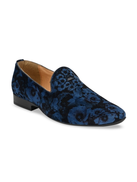 San Frissco Men Blue Printed Loafers