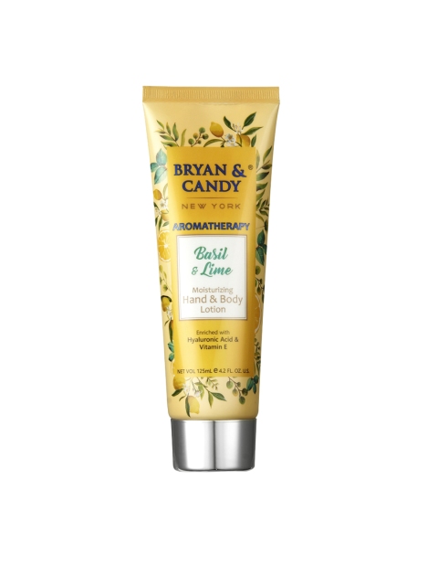 BRYAN & CANDY NEW YORK Unisex Basil & Lime Moisturizing Hand & Body Lotion 125 ml, Yellow
BRYAN & CANDY NEW YORK Unisex Basil & Lime Moisturizing Hand & Body Lotion 125 ml, Yellow