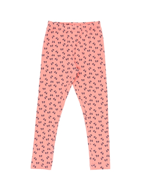 CHALK by Pantaloons Girls Coral Pink & Black Printed Skinny-Fit Ankle-Length Leggings
CHALK by Pantaloons Girls Coral Pink & Black Printed Skinny-Fit Ankle-Length Leggings