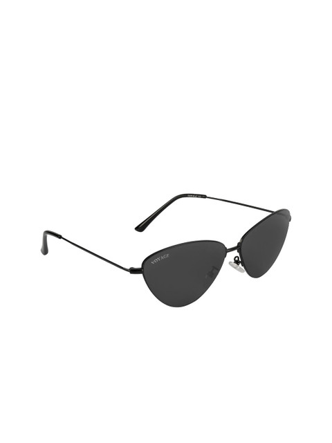 Voyage Women Cateye UV Protected Sunglasses B80205MG3204, Black 
Voyage Women Cateye UV Protected Sunglasses B80205MG3204, Black