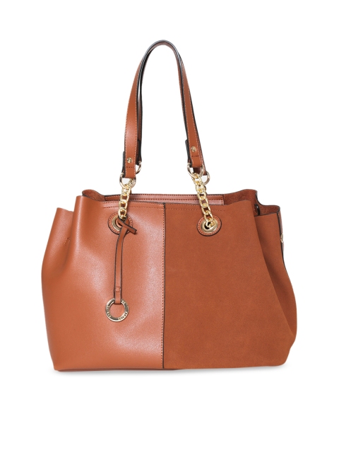 Stride Tan Solid Shoulder Bag