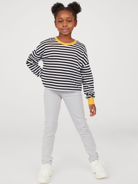 H&M Girls Grey Skinny Fit Jeans