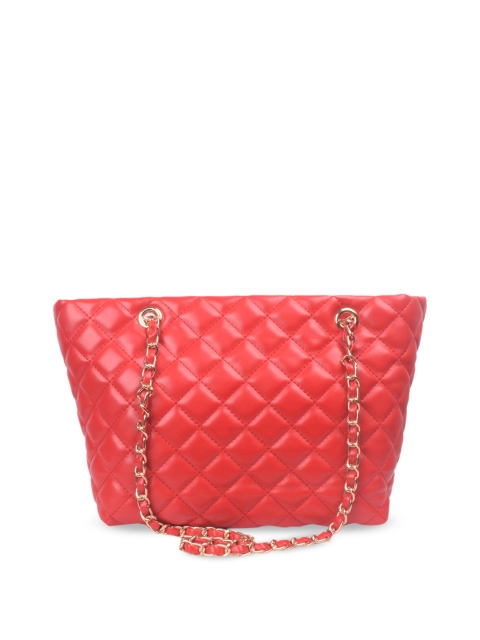 Bagkok Red Textured Shoulder Bag
