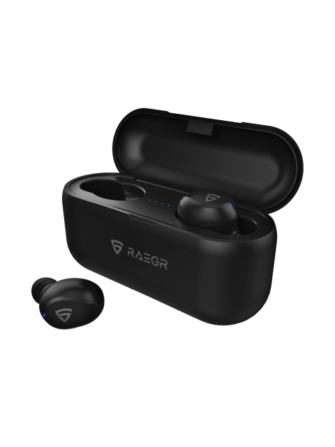 RAEGR Unisex Black AirShots 700 Plus TWS Wireless Earbuds