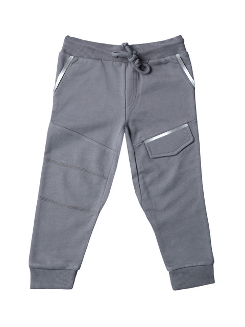 Kid Studio Boys Grey Solid French Terry Straight-Fit Joggers
Kid Studio Boys Grey Solid French Terry Straight-Fit Joggers