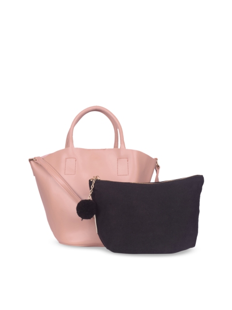 Bagkok Pink Solid Tote Bag