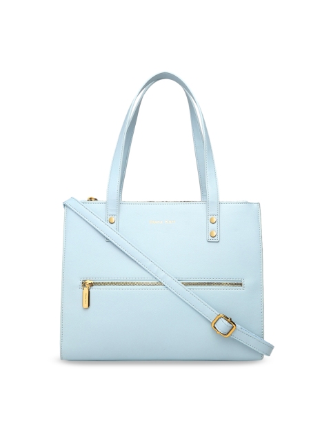 Diana Korr Blue Solid Handheld Bag