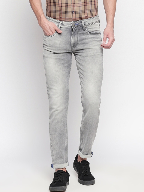 Killer Men Grey Regular Fit Mid-Rise Clean Look Jeans