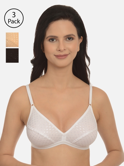 mod & shy Pack of 3 Assorted Self Design Non-Wired Non Padded Everyday Bra MS727374, Beige
mod & shy Pack of 3 Assorted Self Design Non-Wired Non Padded Everyday Bra MS727374, Beige