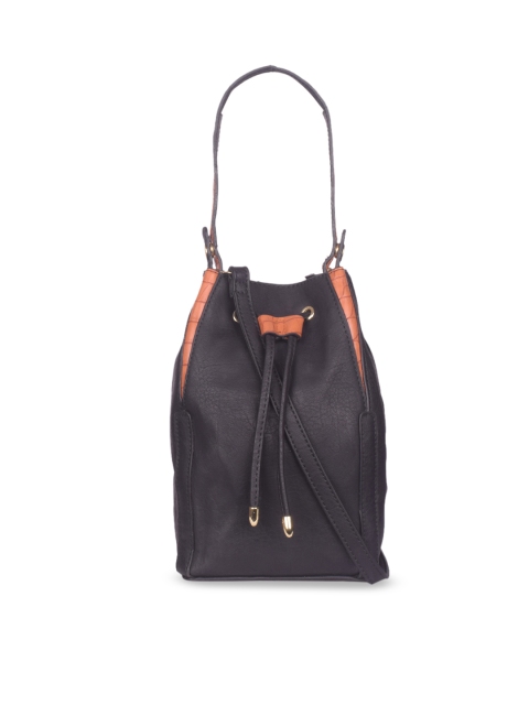 Bagkok Black Solid Handheld Bag