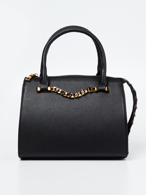 CODE by Lifestyle Black Solid Handheld Bag
