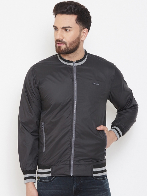 Adobe Men Black Solid Bomber
