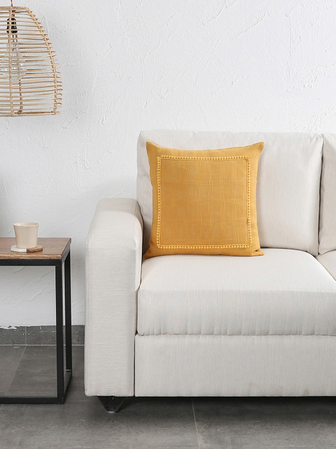 House This Yellow Single Solid Square Cushion Cover
House This Yellow Single Solid Square Cushion Cover