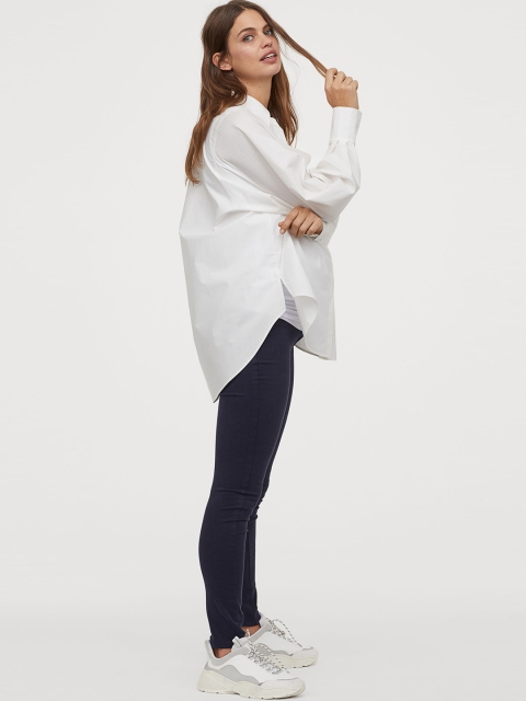 H&M Women Blue MAMA Sustainable Treggings