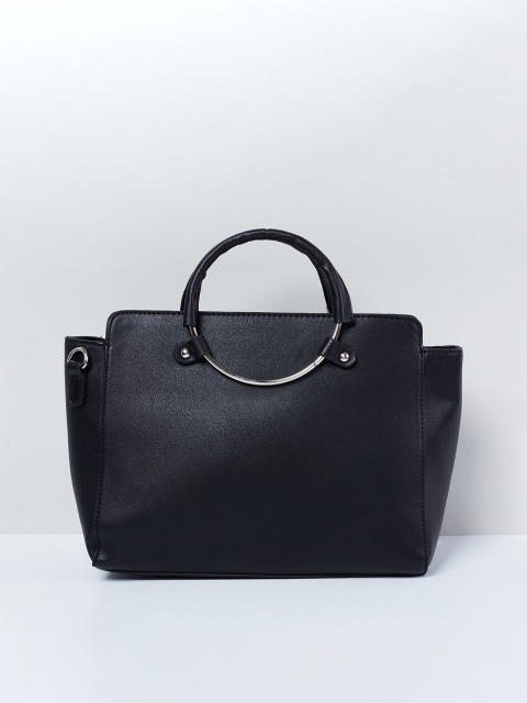 max Black Solid Handheld Bag