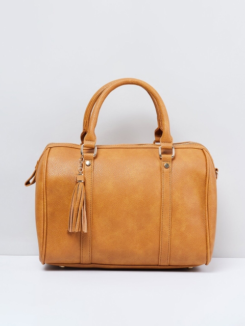 max Mustard Yellow Solid Handheld Bag