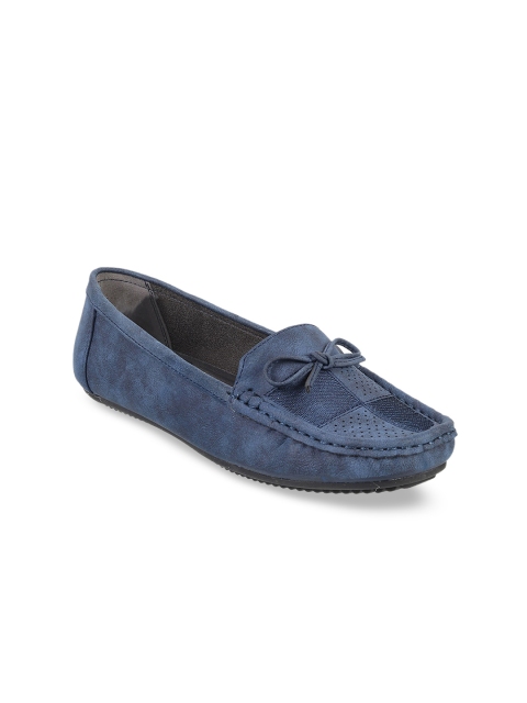 WALKWAY Women Blue Solid Ballerinas