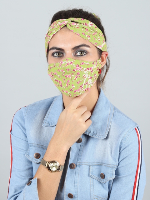 Swiss Design Green Reusable 2-Ply Outdoor Mask with Criss Cross Headband and Hair Scarf
Swiss Design Green Reusable 2-Ply Outdoor Mask with Criss Cross Headband and Hair Scarf