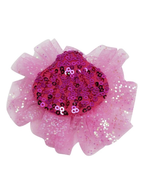 Stoln Pink Embellished Alligator Hair Clip