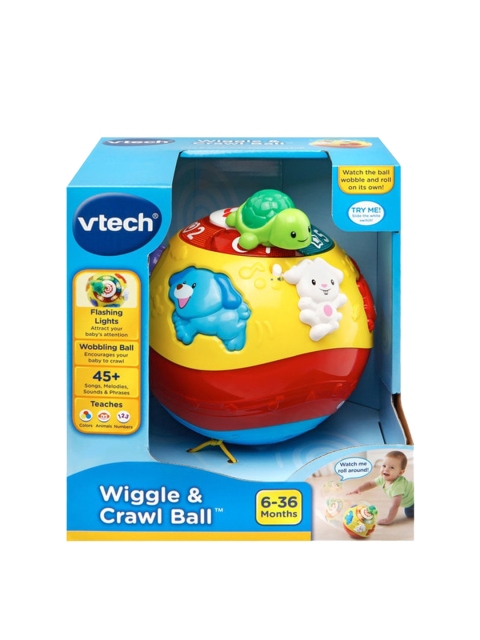 Vtech By ToysRus Yellow & Red Crawl & Learn Bright Lights Ball