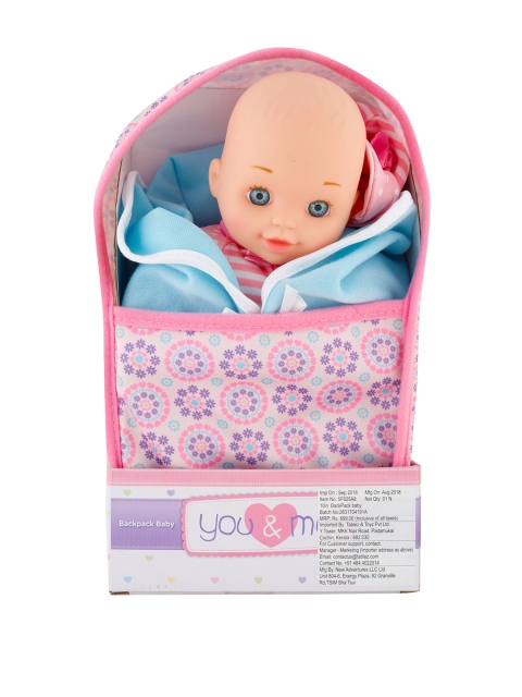 You & Me By ToysRus Kids Pink Backpack Baby
