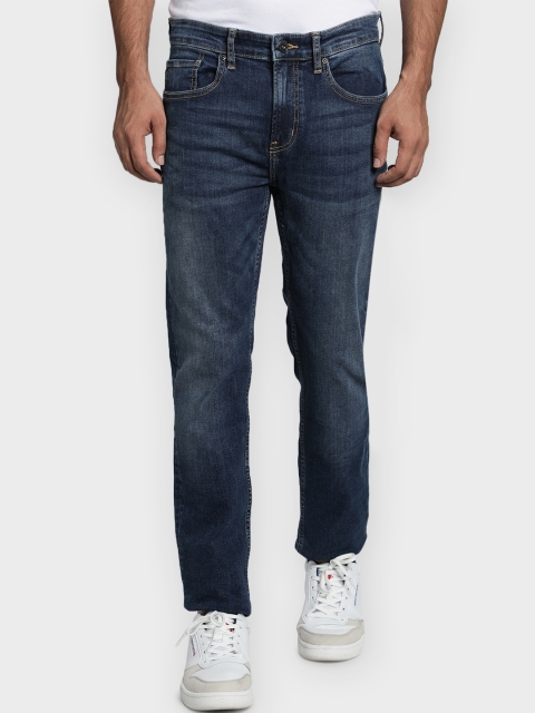 Red Tape Men Blue Skinny Fit Mid-Rise Clean Look Jeans