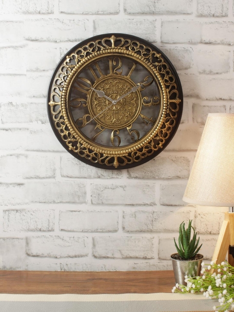 House Of Accessories Wall Clocks, Gold