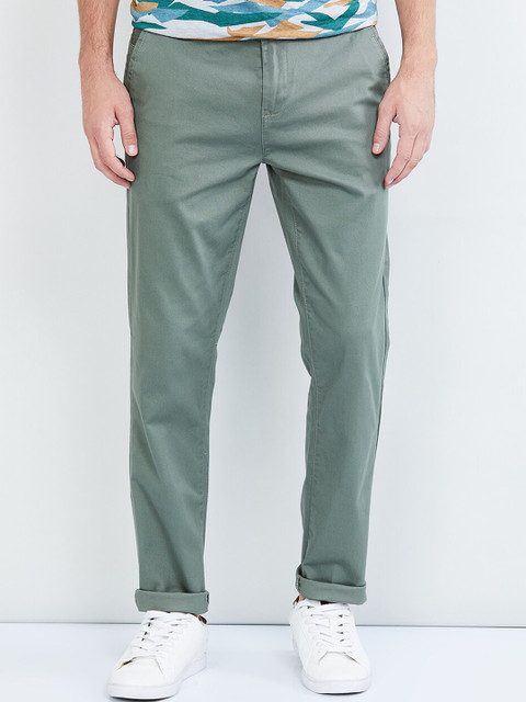 max Men Green Regular Fit Solid Chinos
max Men Green Regular Fit Solid Chinos