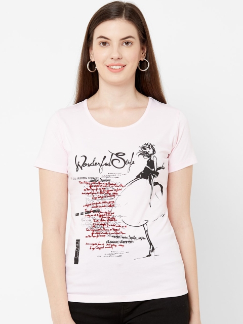 Juliet Women Pink Printed Top