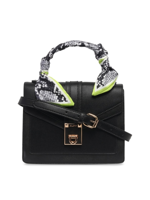 ALDO Black Solid Satchel