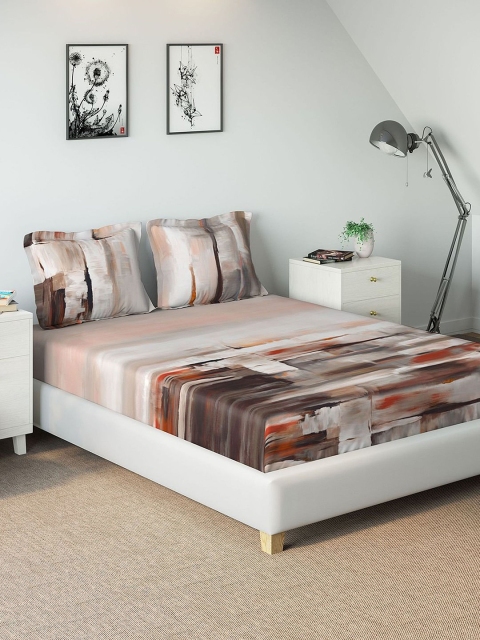 DDecor Brown & Grey Abstract 210 TC Cotton 1 King Bedsheet with 2 Pillow Covers
DDecor Brown & Grey Abstract 210 TC Cotton 1 King Bedsheet with 2 Pillow Covers