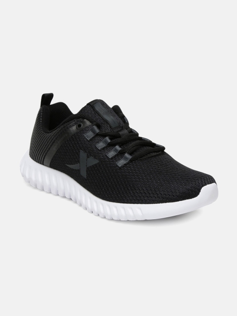 Xtep Men Black Textile Running Shoes