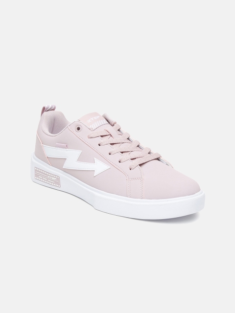 Xtep Women Pink & White Sneakers