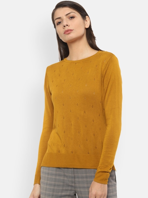 Van Heusen Woman Women Yellow Printed Top