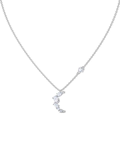 SWAROVSKI Rhodium-Plated Penlope Cruz Moonsun Necklace, White