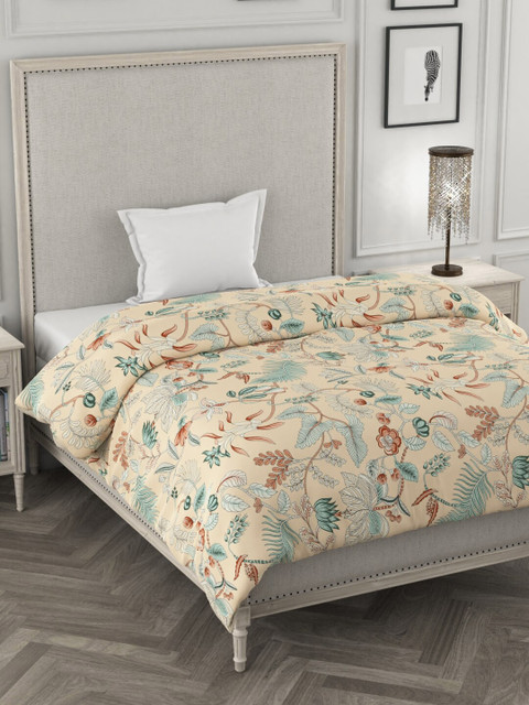 Portico New York Cream-Coloured & Magenta Floral Heavy Winter 120 GSM Single Bed Comforter
Portico New York Cream-Coloured & Magenta Floral Heavy Winter 120 GSM Single Bed Comforter