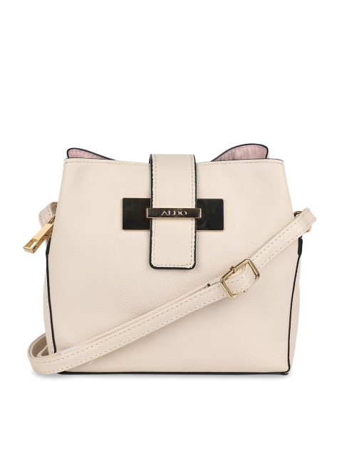 ALDO Women Pink Solid Messenger Bag