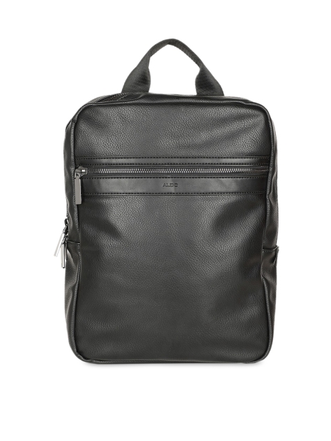ALDO Men Black Solid Backpack