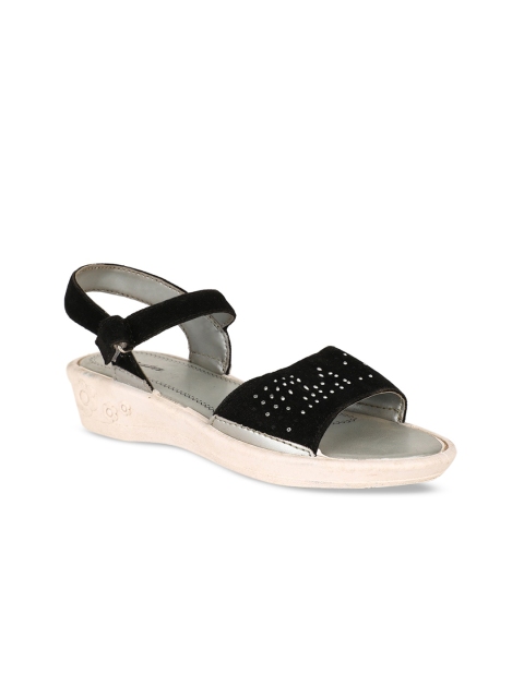 Bubblegummers Girls Black Sandals