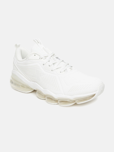 Xtep Men Off-White Synthetic Running Shoes