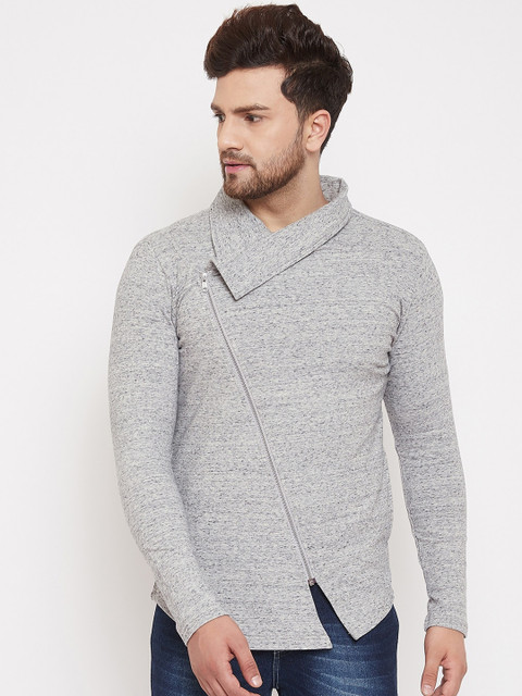 Hypernation Men Grey Melange Solid Tailored Jacket
Hypernation Men Grey Melange Solid Tailored Jacket