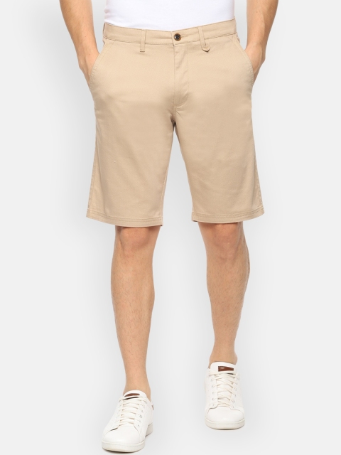 Van Heusen Sport Men Beige Solid Regular Shorts