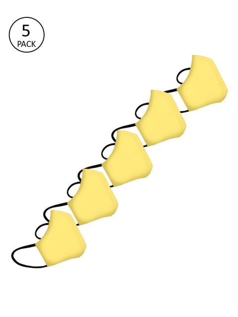 Lioncrown Unisex 5 Pcs Yellow Solid 5-Ply Anti-Bacterial Double Valved Reusable N95 Masks
Lioncrown Unisex 5 Pcs Yellow Solid 5-Ply Anti-Bacterial Double Valved Reusable N95 Masks