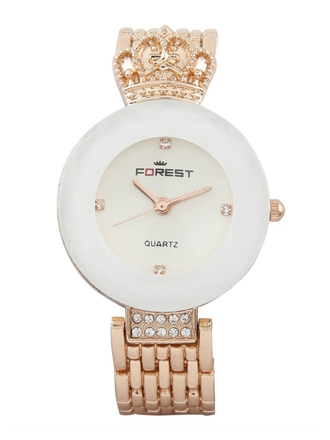 FOREST Women White Analogue Watch FR-F452-WH