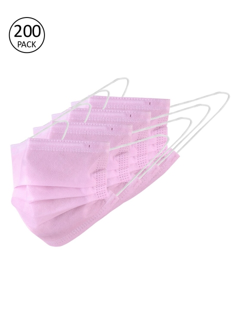 LONDON FASHION hob Adults Pack Of 200 Pink 3-Layer Ultrasonic Disposable Surgical Masks
LONDON FASHION hob Adults Pack Of 200 Pink 3-Layer Ultrasonic Disposable Surgical Masks